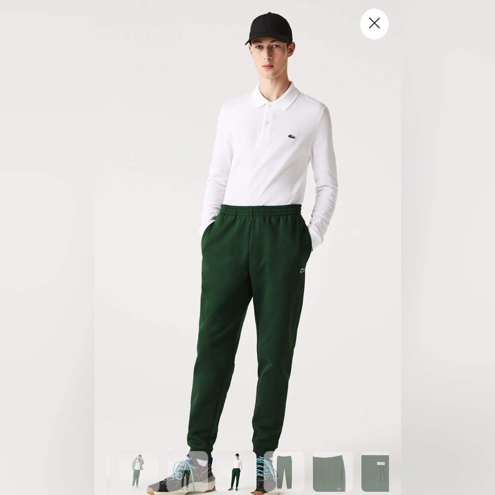 Lacoste NWT Trendy Men’s Athleisure Cotton Joggers‎